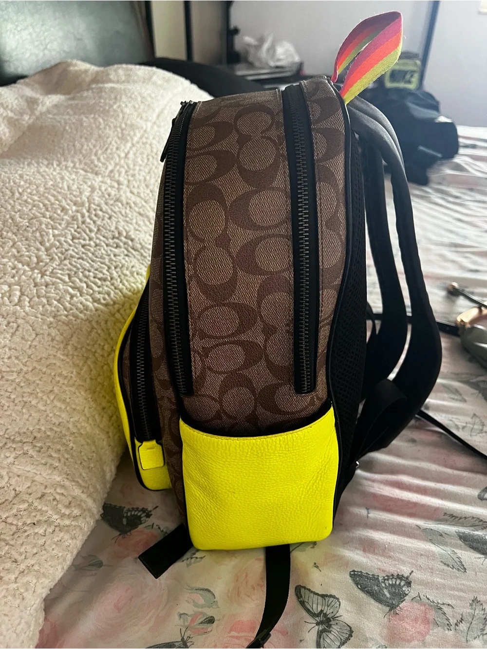 Coach backpack brown